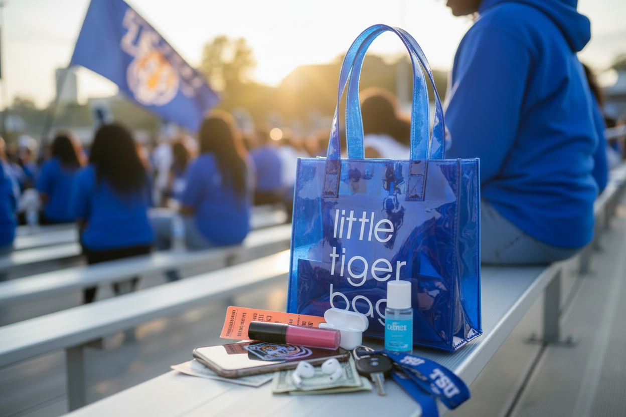 Little Tiger Bag - Game Day Essentials Close Up